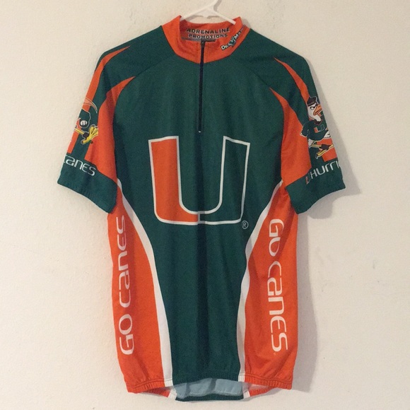 miami hurricanes cycling jersey